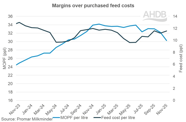 2025_11_3_Margins over purchased feed costs graph.